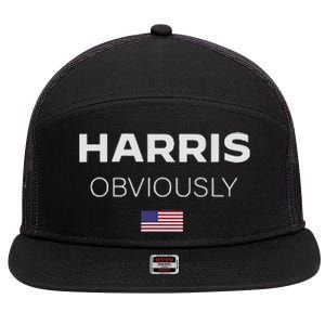 Harris Obviously 7 Panel Mesh Trucker Snapback Hat