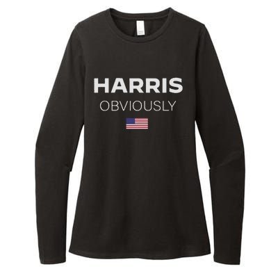 Harris Obviously Womens CVC Long Sleeve Shirt