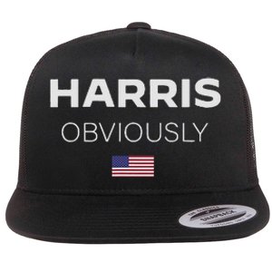 Harris Obviously Flat Bill Trucker Hat