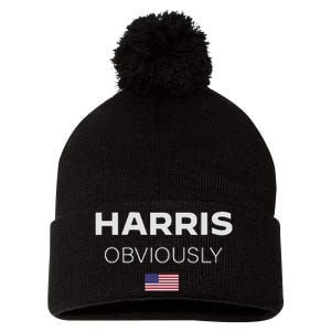 Harris Obviously Pom Pom 12in Knit Beanie