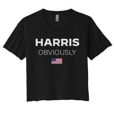 Harris Obviously Women's Crop Top Tee