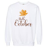 Hello October Garment-Dyed Sweatshirt