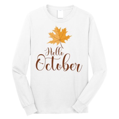 Hello October Long Sleeve Shirt