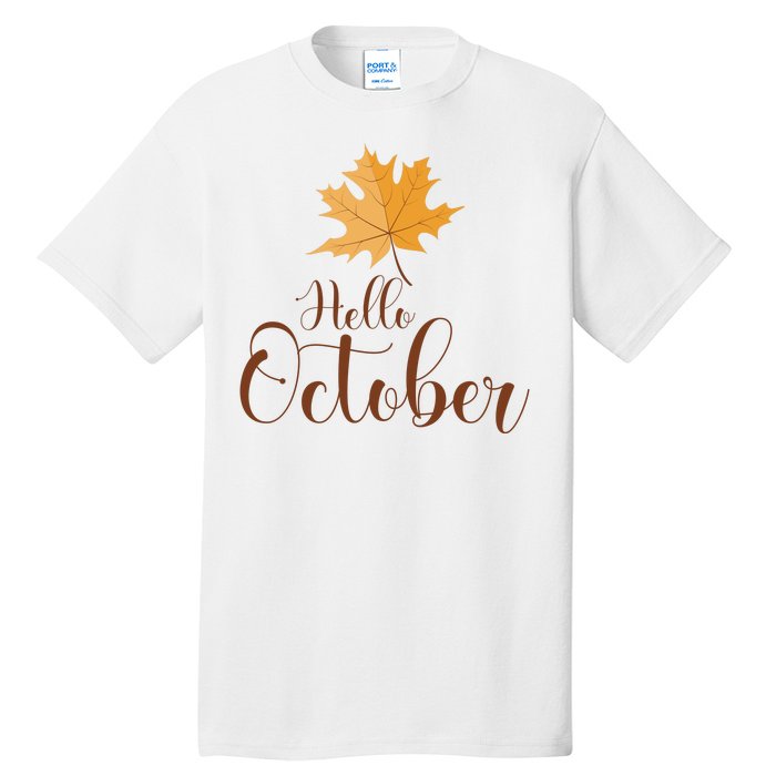 Hello October Tall T-Shirt