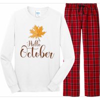 Hello October Long Sleeve Pajama Set