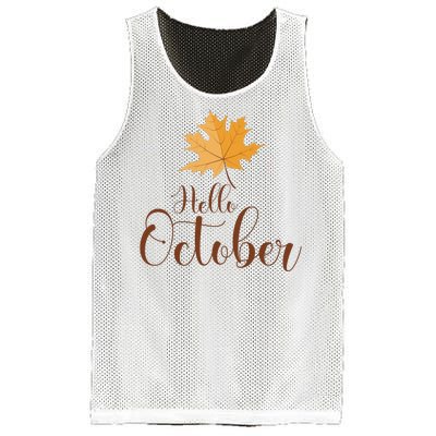 Hello October Mesh Reversible Basketball Jersey Tank