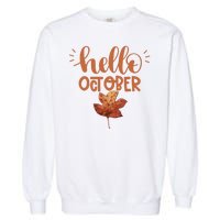 Hello October Garment-Dyed Sweatshirt