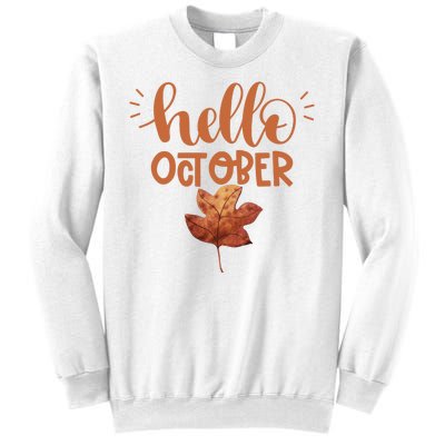 Hello October Sweatshirt