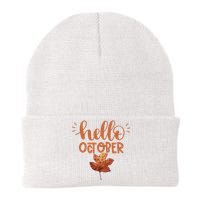 Hello October Knit Cap Winter Beanie