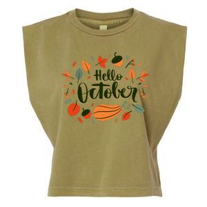 Hello October Garment-Dyed Women's Muscle Tee