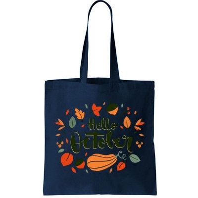 Hello October Tote Bag