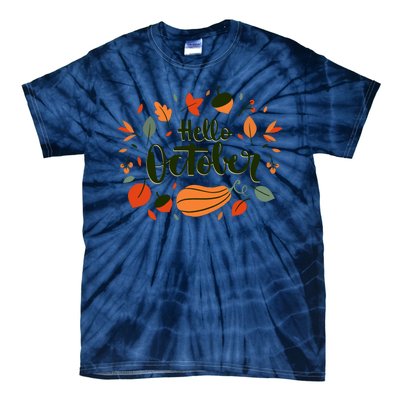 Hello October Tie-Dye T-Shirt