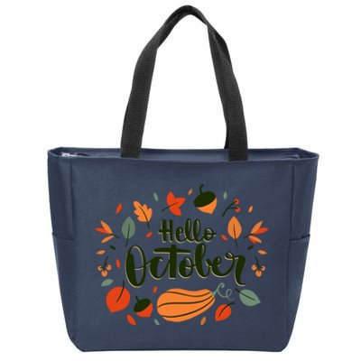 Hello October Zip Tote Bag