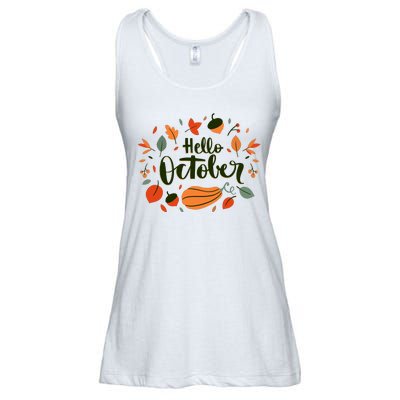 Hello October Ladies Essential Flowy Tank