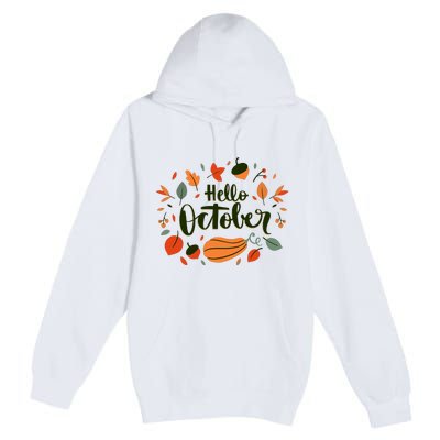 Hello October Premium Pullover Hoodie