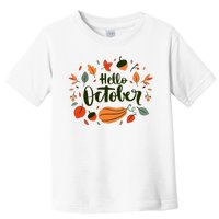 Hello October Toddler T-Shirt