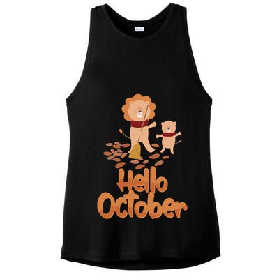 Hello October Ladies PosiCharge Tri-Blend Wicking Tank