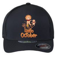 Hello October Flexfit Unipanel Trucker Cap