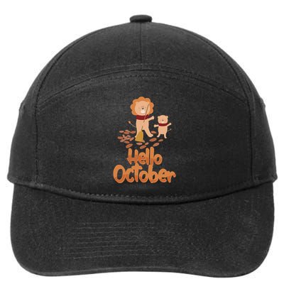 Hello October 7-Panel Snapback Hat