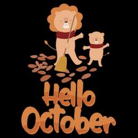 Hello October 7-Panel Snapback Hat
