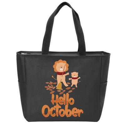 Hello October Zip Tote Bag