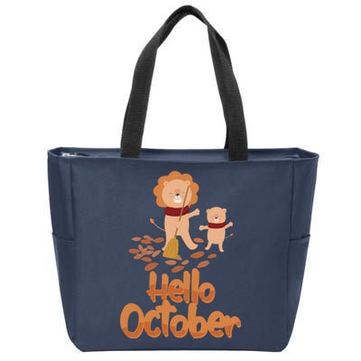 Hello October Zip Tote Bag