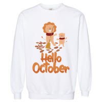 Hello October Garment-Dyed Sweatshirt