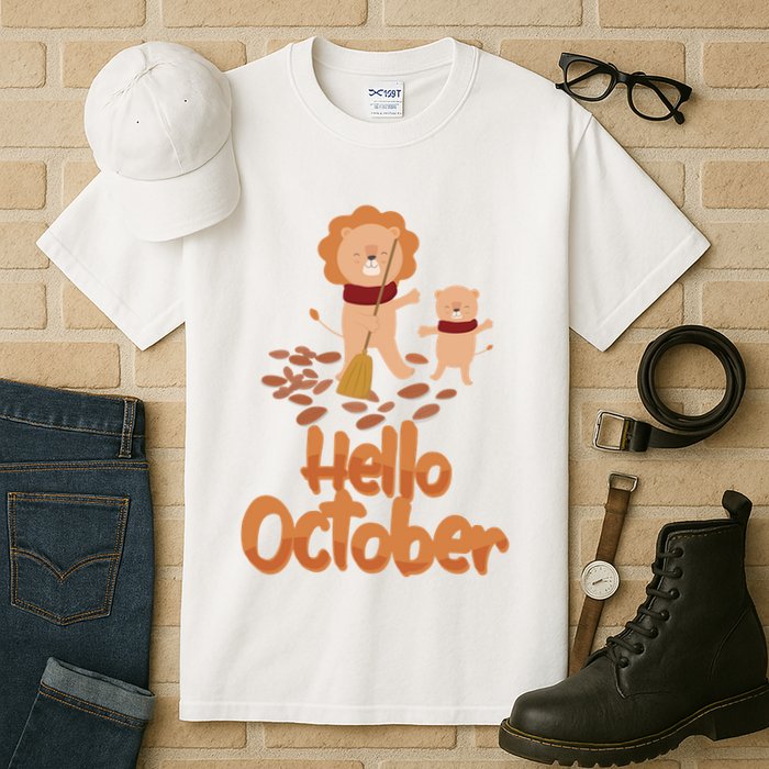 Hello October Tall T-Shirt