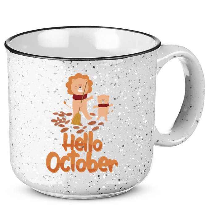 Hello October 15oz Campfire Ceramic Mug