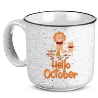 Hello October 15oz Campfire Ceramic Mug