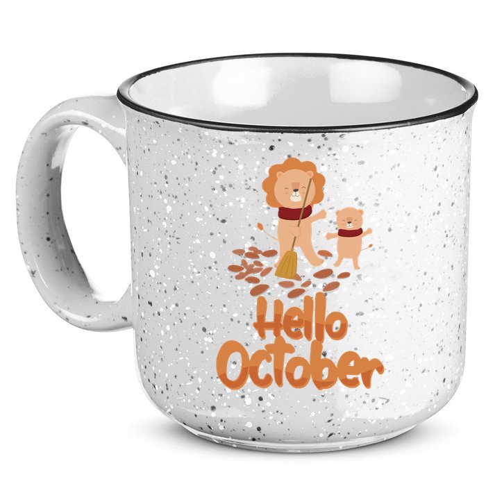Hello October 15oz Campfire Ceramic Mug
