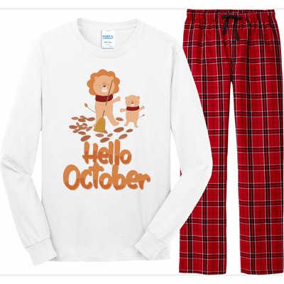 Hello October Long Sleeve Pajama Set