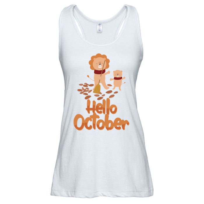 Hello October Ladies Essential Flowy Tank
