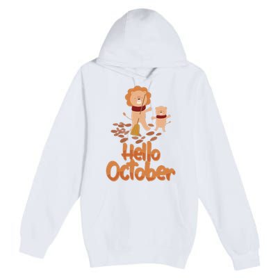 Hello October Premium Pullover Hoodie