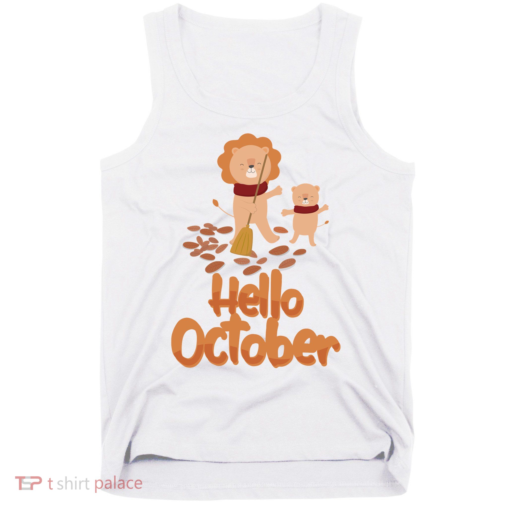 Hello October Tank Top