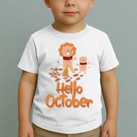 Hello October Toddler T-Shirt