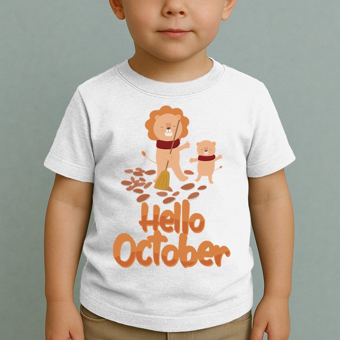Hello October Toddler T-Shirt