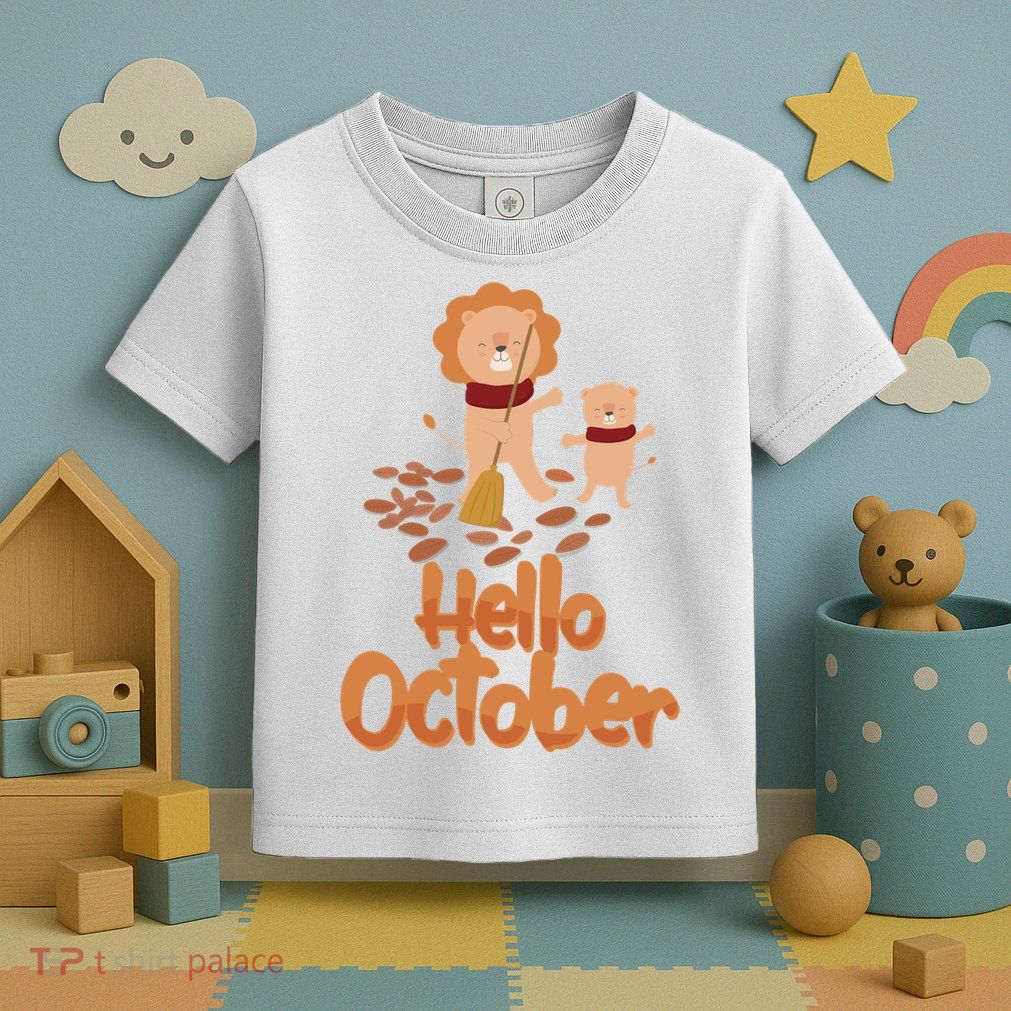 Hello October Toddler T-Shirt