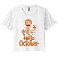 Hello October Crop Top