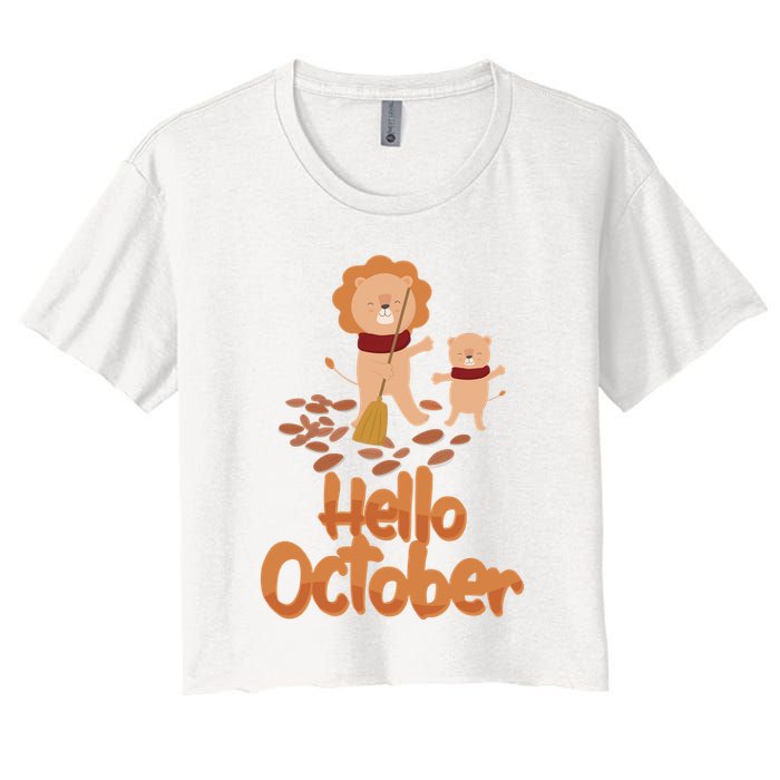 Hello October Crop Top