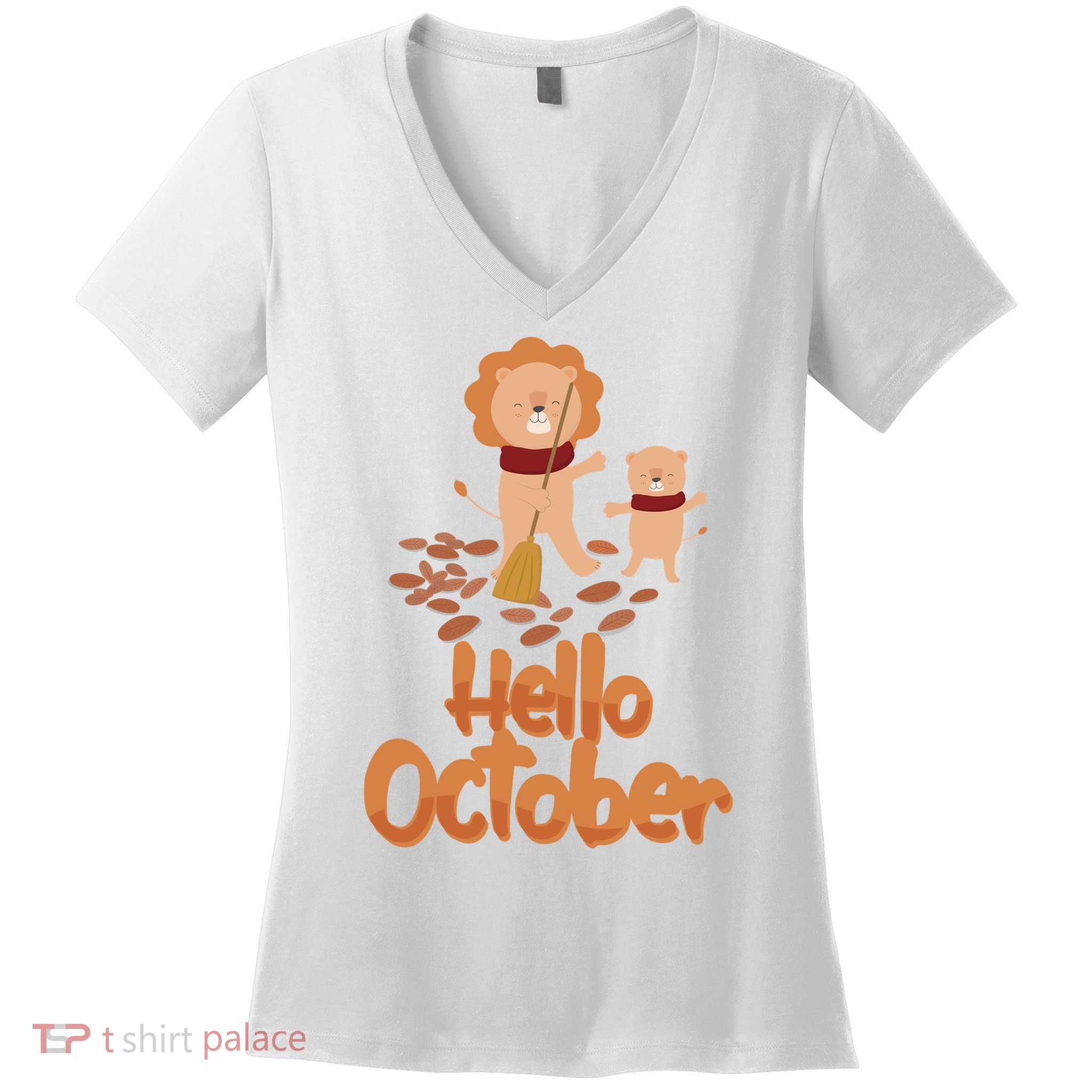 Hello October Women's V-Neck T-Shirt
