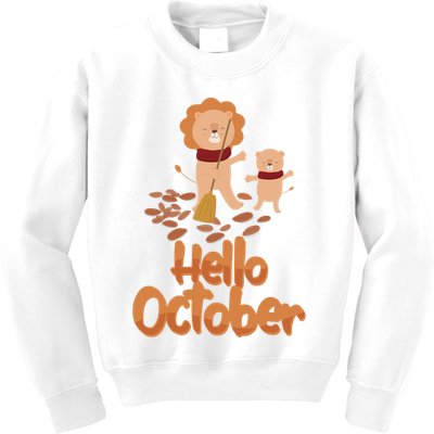 Hello October Kids Sweatshirt