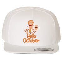 Hello October Wool Snapback Cap