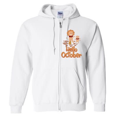 Hello October Full Zip Hoodie