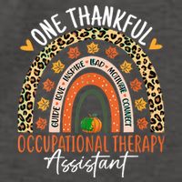 Hankful Occupational Herapy Assistant Hanksgiving Rainbow Vector Backpack