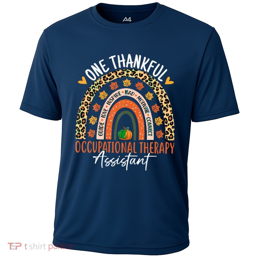 Hankful Occupational Herapy Assistant Hanksgiving Rainbow Performance Shirt