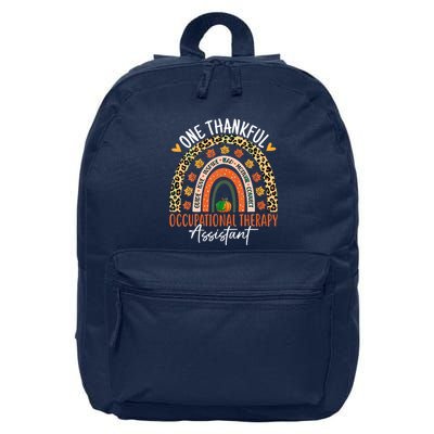 Hankful Occupational Herapy Assistant Hanksgiving Rainbow 16 in Basic Backpack