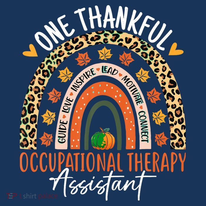 Hankful Occupational Herapy Assistant Hanksgiving Rainbow Cooling Performance Long Sleeve Crew