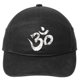 Hindu Om Hinduism Om Yoga 7-Panel Snapback Hat