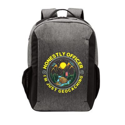 Honestly Officer IM Just Geocaching Map Reading Geocache Vector Backpack